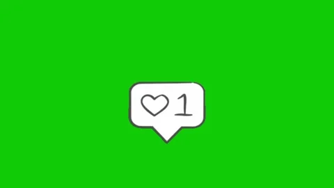 Love animation on green screen background 库存影片 332485468