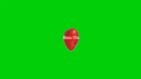 Love animation on green screen background 库存影片 342606658