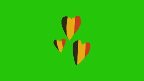 Love animation on green screen Vidéo 328898472