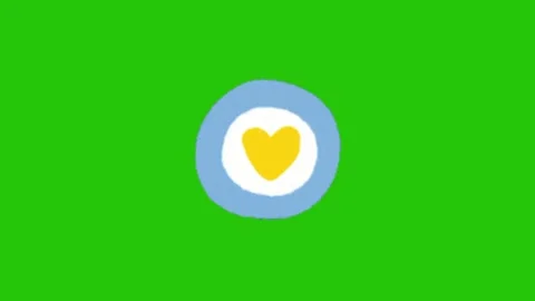 Love animation on green screen Vidéo 328898659