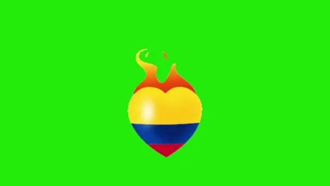 Love animation on green screen Vidéo 328898674