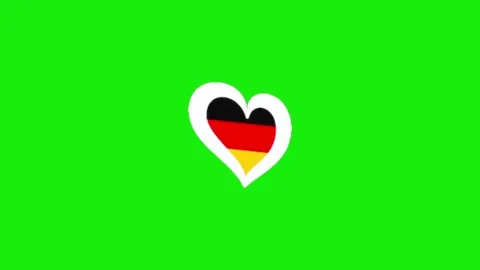 Love animation on green screen 動画素材 328899763