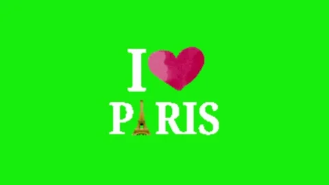 Love animation on green screen 動画素材 328899767