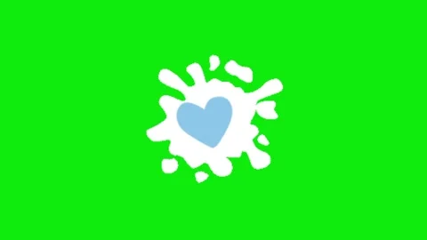 Love animation on green screen Stock Footage 335258918