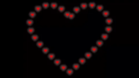 Love animations create love, animation effects Stock Footage 332380670