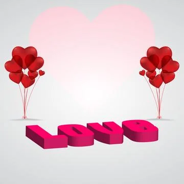 Love Ascends: A Valentine's Day Vector of Hearts and Hugs! Stock Illustration