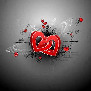 Love Background Stock Illustration