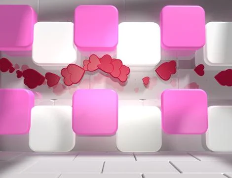 Love background Stock Illustration