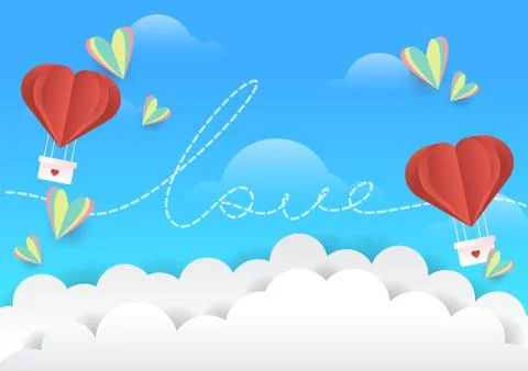 Love background Illustrazione stock
