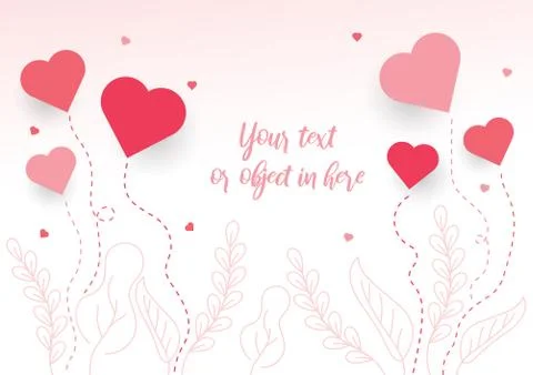 Love background Illustrazione stock