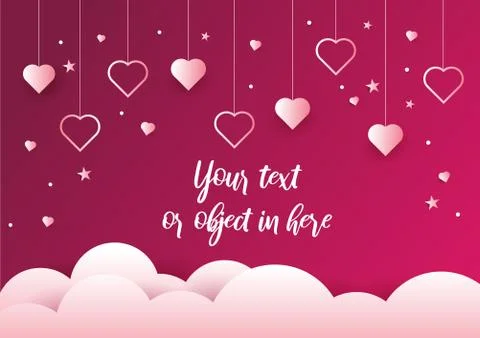 Love background Illustrazione stock