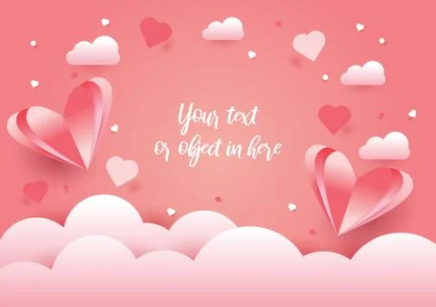 Love background Illustrazione stock