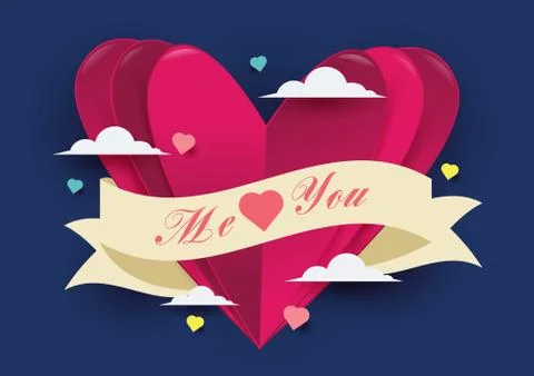Love background Stock Illustration