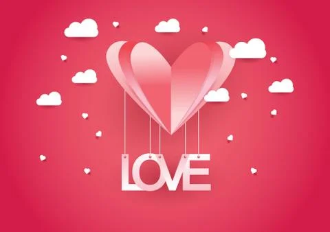 Love background Illustrazione stock
