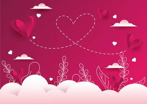 Love background Stock Illustration