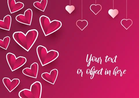 Love background Illustrazione stock