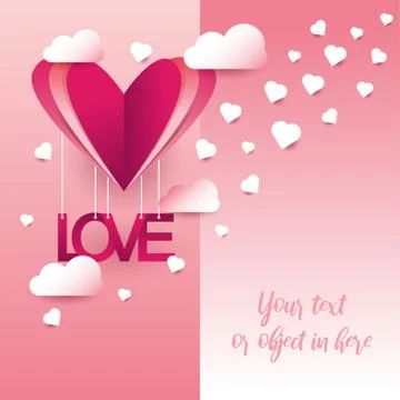 Love background Illustrazione stock