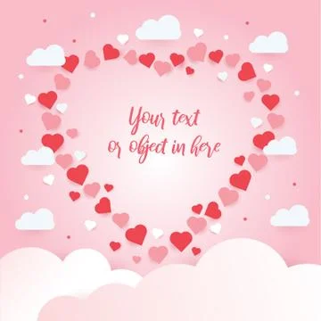 Love background Illustrazione stock