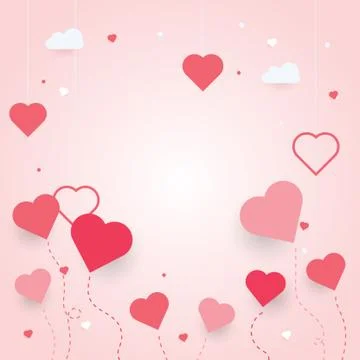 Love background Illustrazione stock