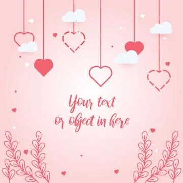 Love background Illustrazione stock