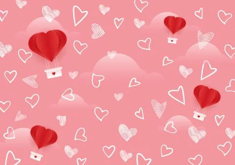 Love background Stock Illustration