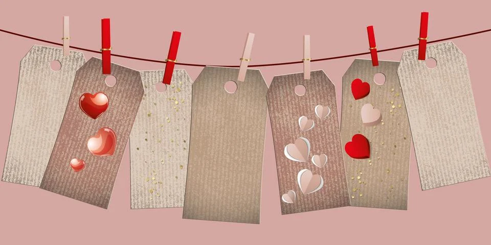 Love background Stock Illustration