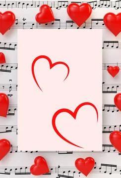 Love background Stock Illustration