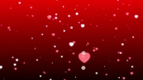 Love background scattered with sparkles animated background love neon valen.. Stock Footage 300306072