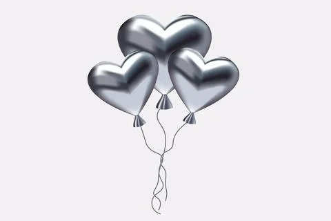 Love balloons Stock Illustration