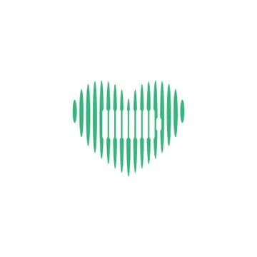Love For Battery Logo Design Vectors Line Art Stock Illustration