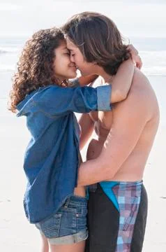 Love at the beach 写真素材