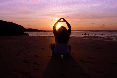 Love on the beach 스톡 사진