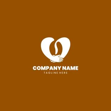 Love bean logo Design vector Stock Illustration