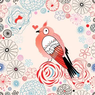 Love bird Stock Illustration