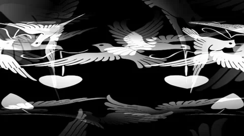 Love Birds Circle Stockbeeldmateriaal 34301323