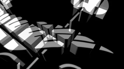 Love Birds Cubes Stock Footage 34301136