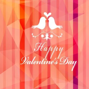 Love birds Stock Illustration