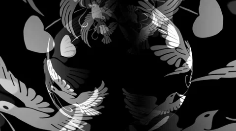 Love Birds Sphere Stockbeeldmateriaal 34301222