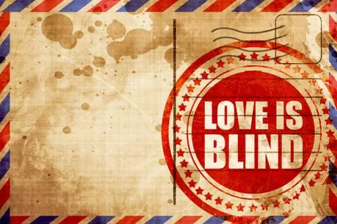 Love is blind Stock Illustration