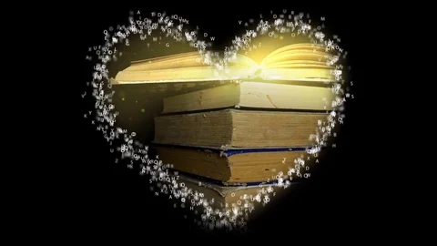 Love for books to classes. Video stock 81322394