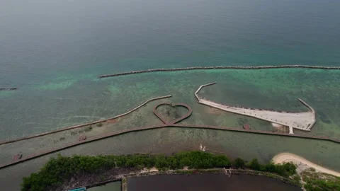 LOVE BRIDGE SIDE OF THE SHORE 库存影片 201213085
