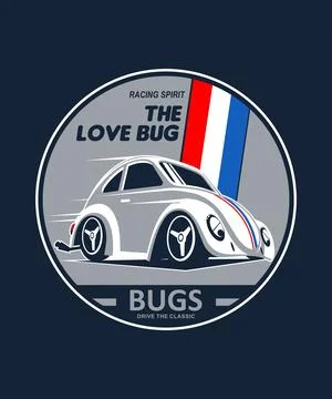 The love bug Stock Illustration