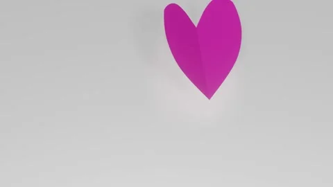LOVE IS Like BUTERFLY 3D Stock Footage 135731209