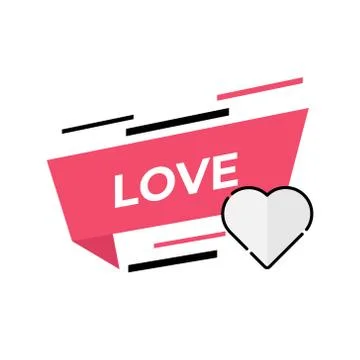 Love button icon vector for social media. Love icon Vector illustration desig Stock Illustration