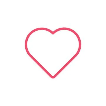 Love button icon vector for social media. Love icon Vector illustration desig Stock-Illustration