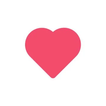 Love button icon vector for social media. Love icon Vector illustration desig Illustrazione stock