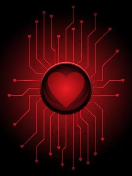 Love button Stock Illustration