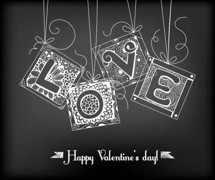 Love card Stock Illustration