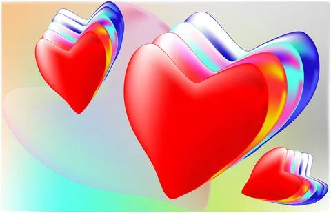 Love card Stock Illustration