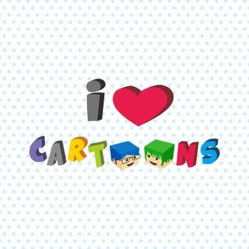 Love cartoon Ilustração Stock